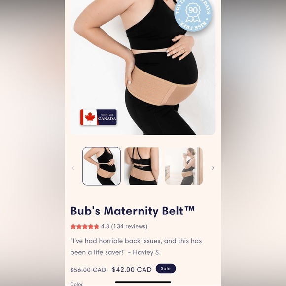 Baby Bub's Maternity Belt™ - Picture 1 of 6